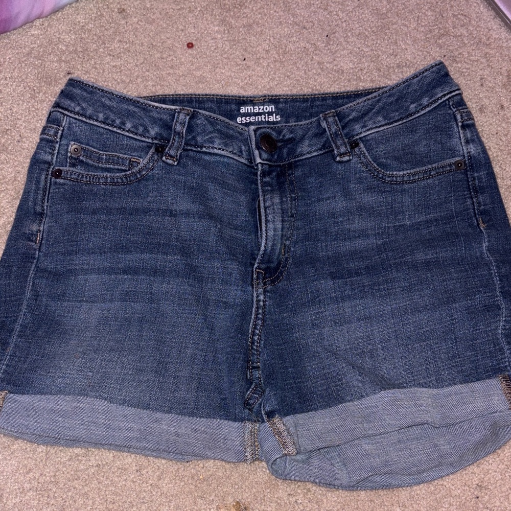 Amazon Essentials Dark Blue Denim Shorts